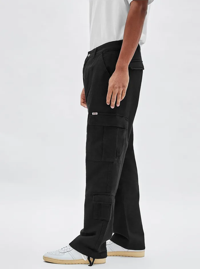 Men Pants and Shorts GUESS Guess Originals Black David Cargo Pants