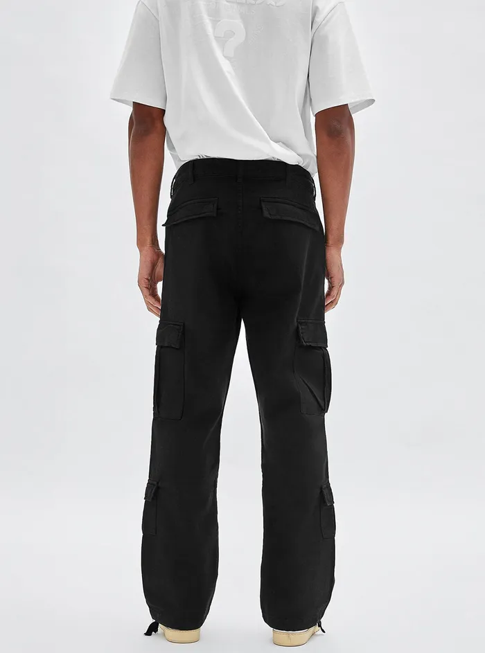 Men Pants and Shorts GUESS Guess Originals Black David Cargo Pants