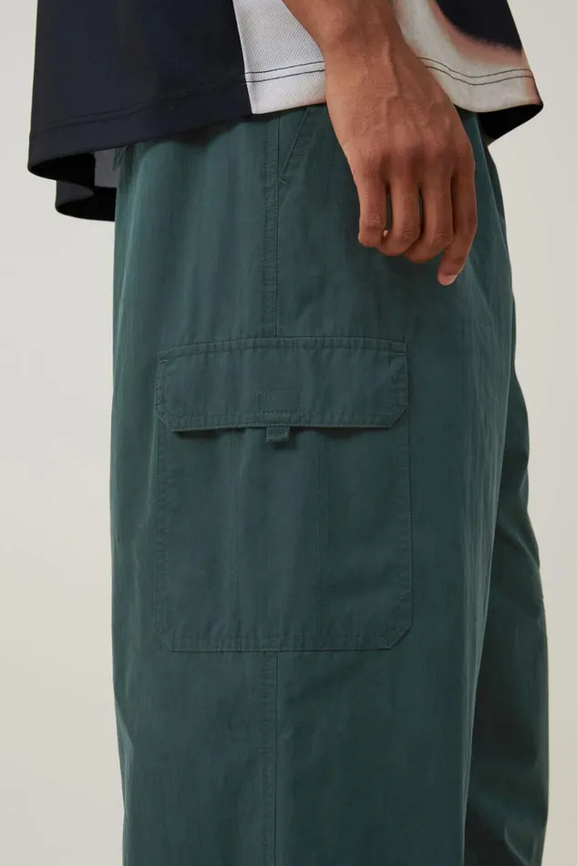 Men Pants Cotton On Parachute Field Pant Forest Green Cargo