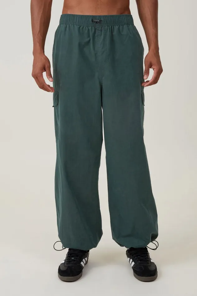 Men Pants Cotton On Parachute Field Pant Forest Green Cargo