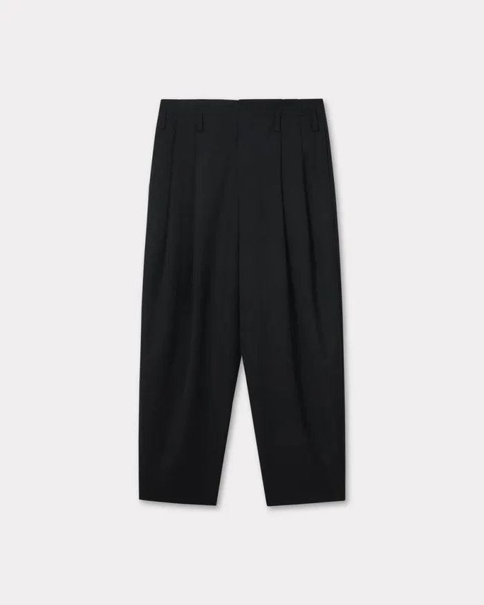 Men Relaxed School Boy Pants Black Kenzo Pants And Shorts