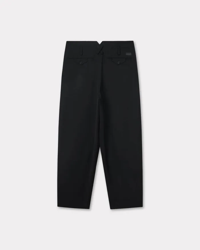 Men Relaxed School Boy Pants Black Kenzo Pants And Shorts