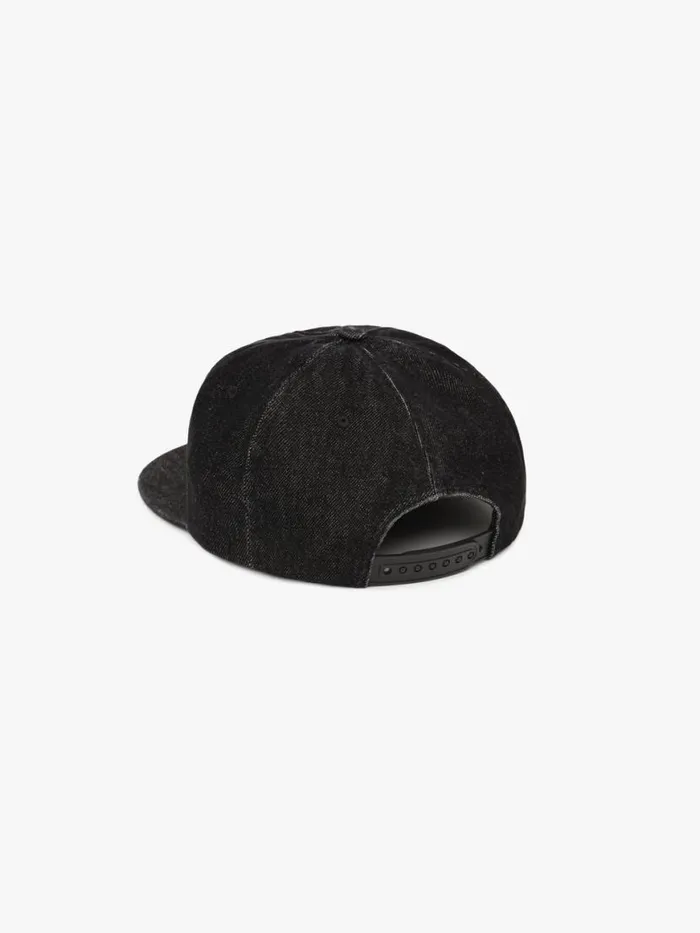 Men Rhude Hats DENIM LOGO HAT Black