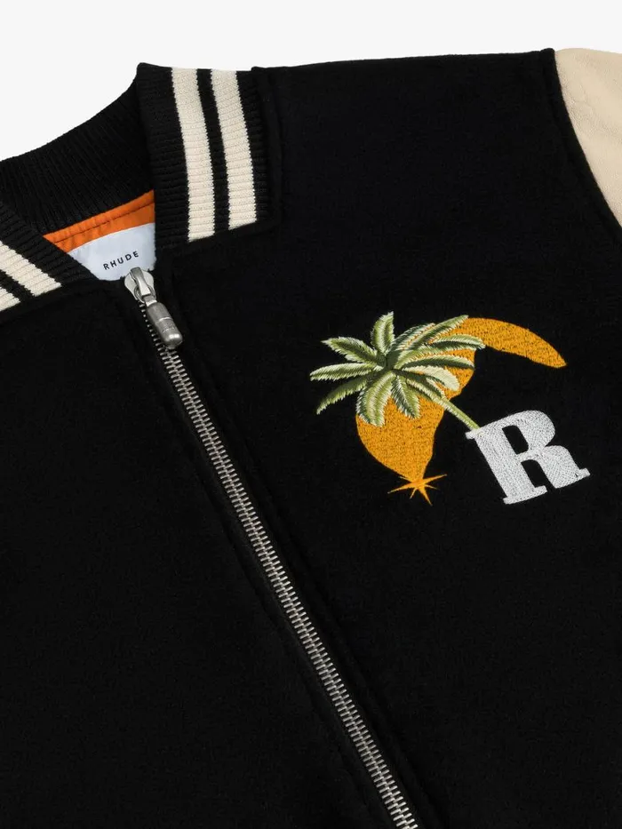 Men Rhude Outerwear GP VARSITY JACKET Mintcream