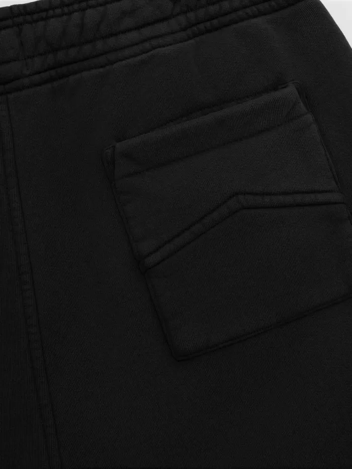 Men Rhude Shorts SWEAT SHORTS Vtg Black