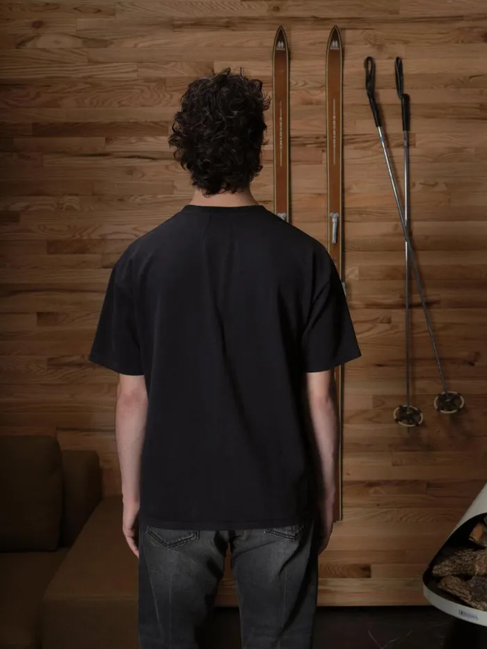 Men Rhude Tees BLACK DIAMOND TEE Vtg Black