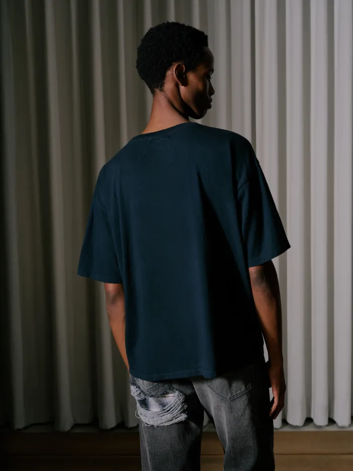 Men Rhude Tees GENEVE CATAMARAN TEE Vtg Black