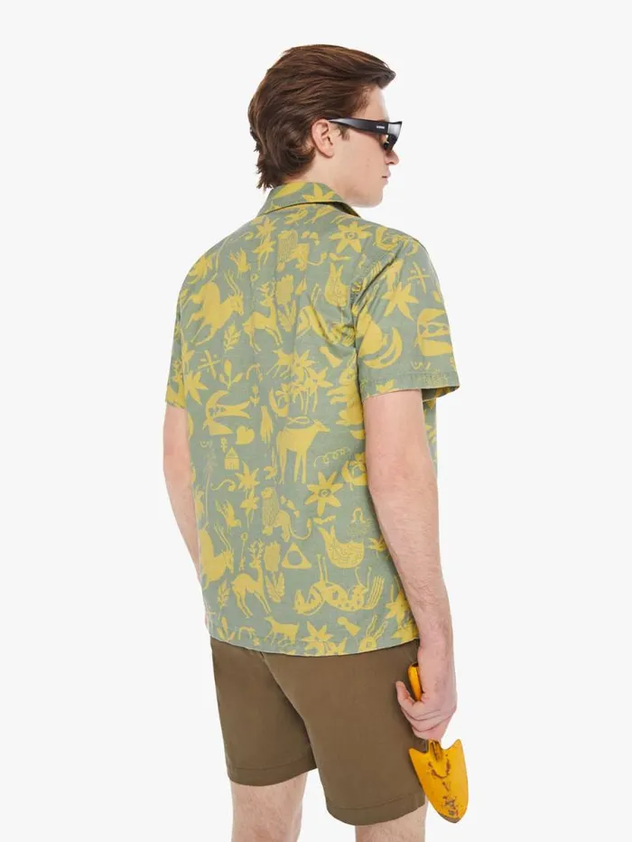 Men Shirts Mother Denim The Hooky Green