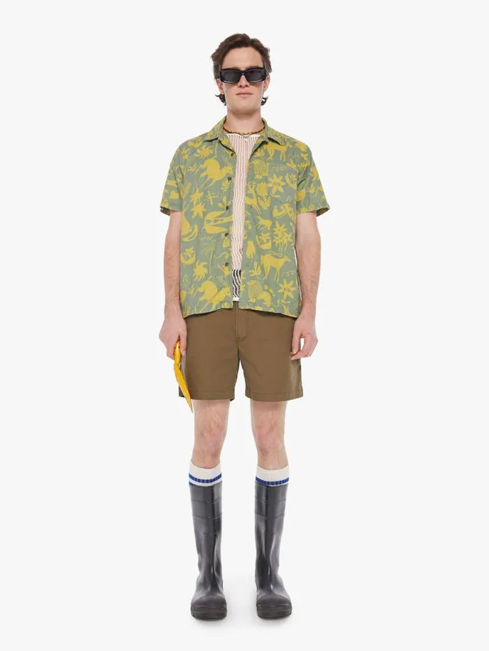 Men Shirts Mother Denim The Hooky Green