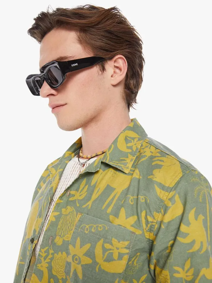 Men Shirts Mother Denim The Hooky Green