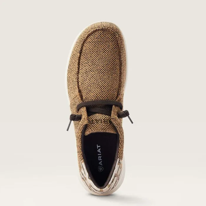 Men Shoes and Sneakers Ariat Hilo Heathered Sandcream Southwest Print Men Shoes and Sneakers Ariat Hilo Heathered Sandcream Southwest Print