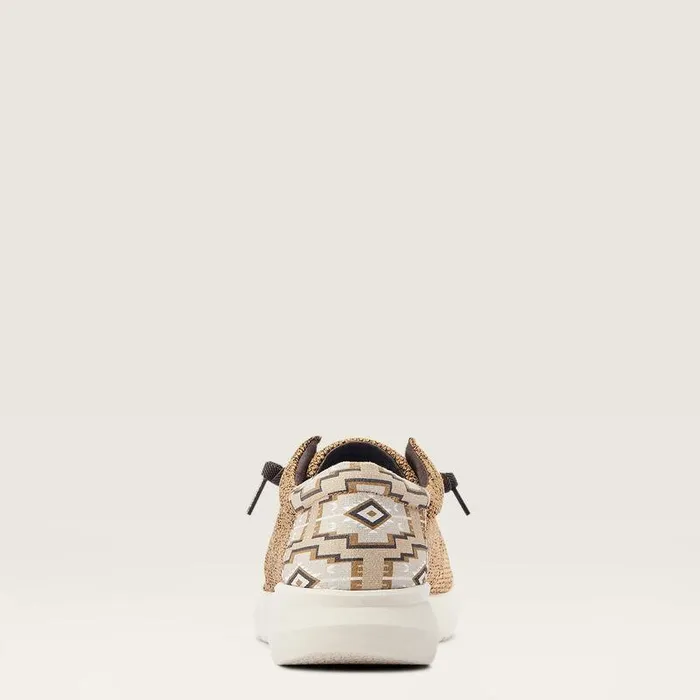 Men Shoes and Sneakers Ariat Hilo Heathered Sandcream Southwest Print Men Shoes and Sneakers Ariat Hilo Heathered Sandcream Southwest Print