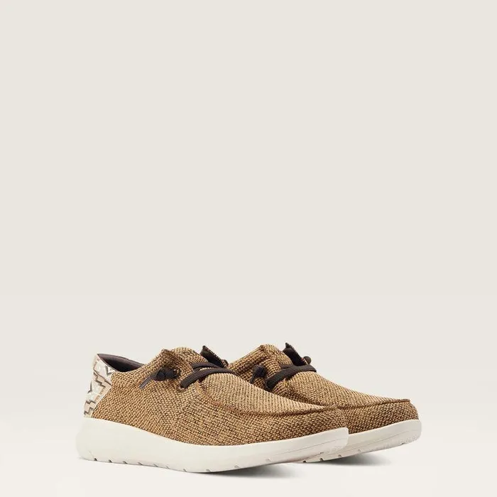 Men Shoes and Sneakers Ariat Hilo Heathered Sandcream Southwest Print Men Shoes and Sneakers Ariat Hilo Heathered Sandcream Southwest Print