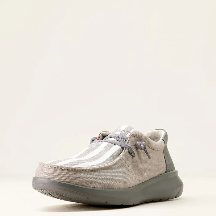 Men Shoes and Sneakers Ariat Hilo Shoe Greyamerican Flag