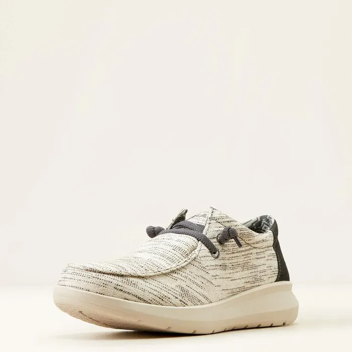 Men Shoes and Sneakers Ariat Hilo Shoe Heathered Whitedark Denim