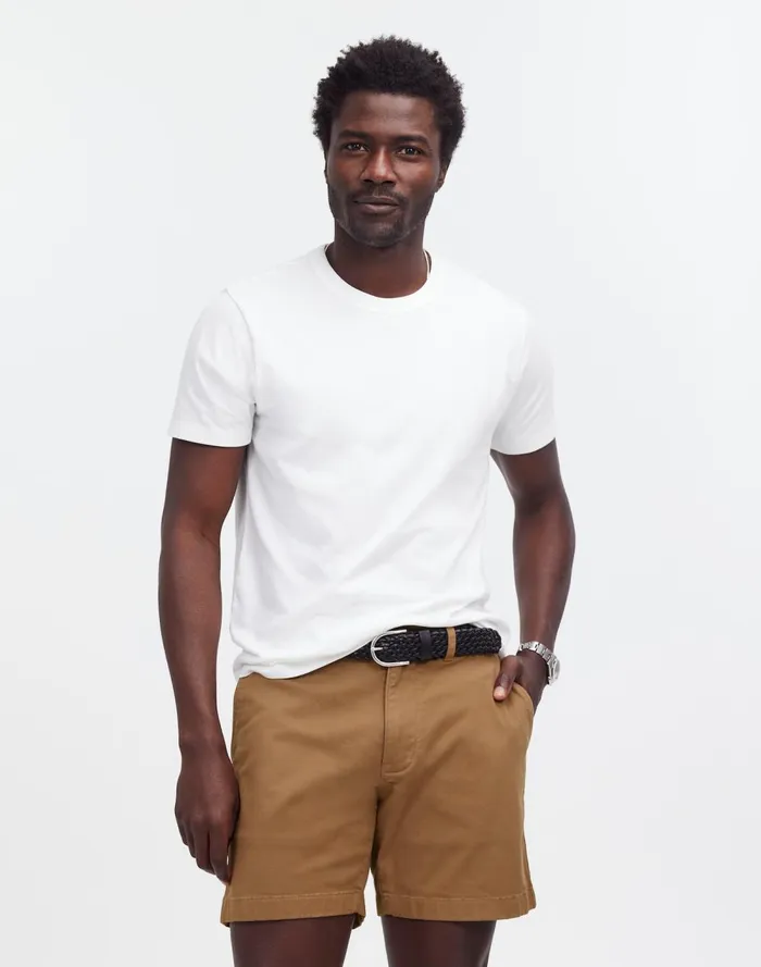 Men Shorts Madewell 7034 Chino Shorts Faded Birch