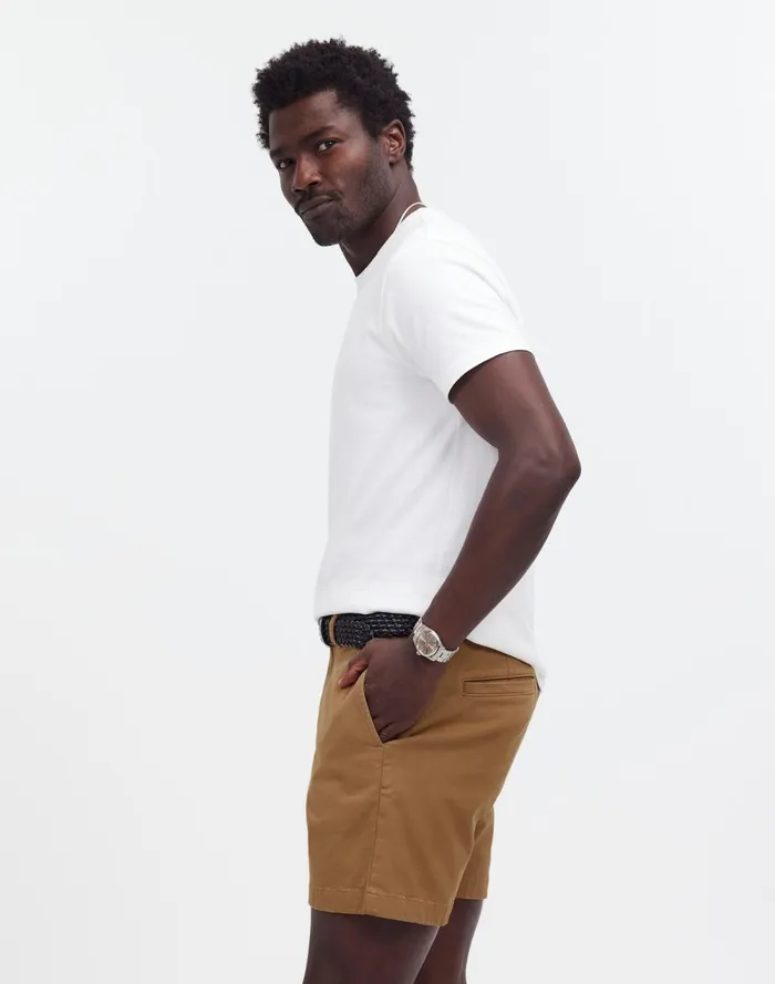 Men Shorts Madewell 7034 Chino Shorts Faded Birch