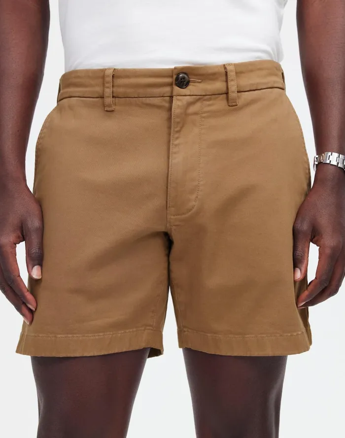 Men Shorts Madewell 7034 Chino Shorts Faded Birch