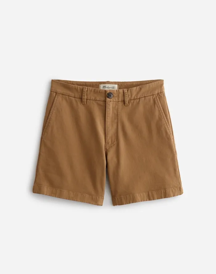 Men Shorts Madewell 7034 Chino Shorts Faded Birch
