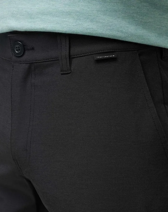 Men Shorts TravisMathew BECK SHORT 95IN Black Men Shorts TravisMathew BECK SHORT 95IN Black