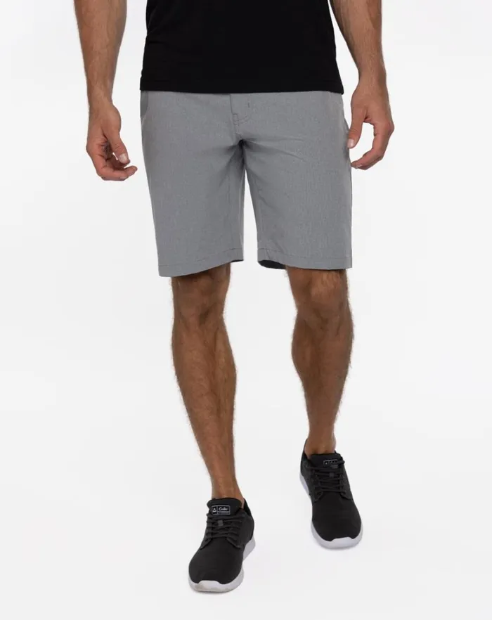 Men Shorts TravisMathew BERMUDA SHORT 8IN Heather Sleet