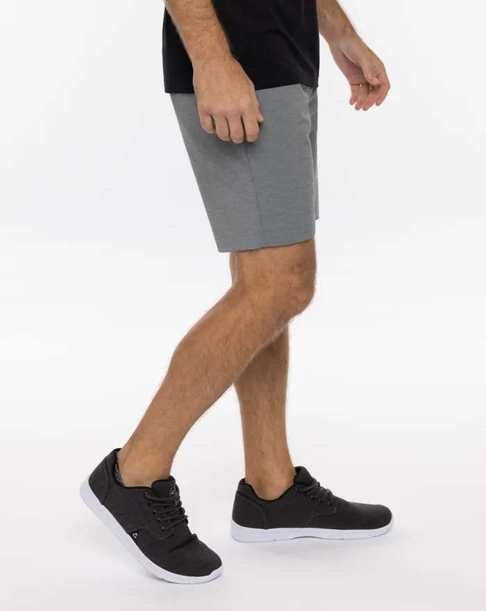 Men Shorts TravisMathew BERMUDA SHORT 8IN Heather Sleet Men Shorts TravisMathew BERMUDA SHORT 8IN Heather Sleet