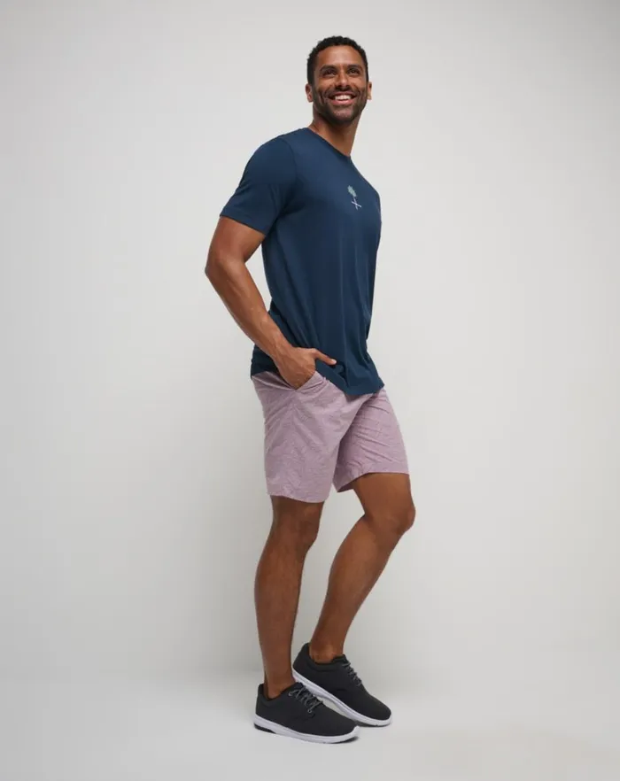 Men Shorts TravisMathew GUIDING LIGHT SHORT 9IN Elderberry Men Shorts TravisMathew GUIDING LIGHT SHORT 9IN Elderberry
