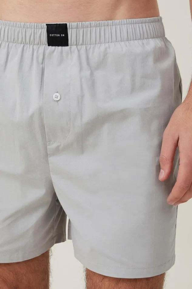 Men Socks and Underwear Cotton On Stretch Boxer Short Soft Grey