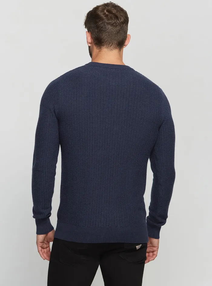 Men Sweaters and Knits GUESS Eco Blue Paco Wool Jumper Men Sweaters and Knits GUESS Eco Blue Paco Wool Jumper