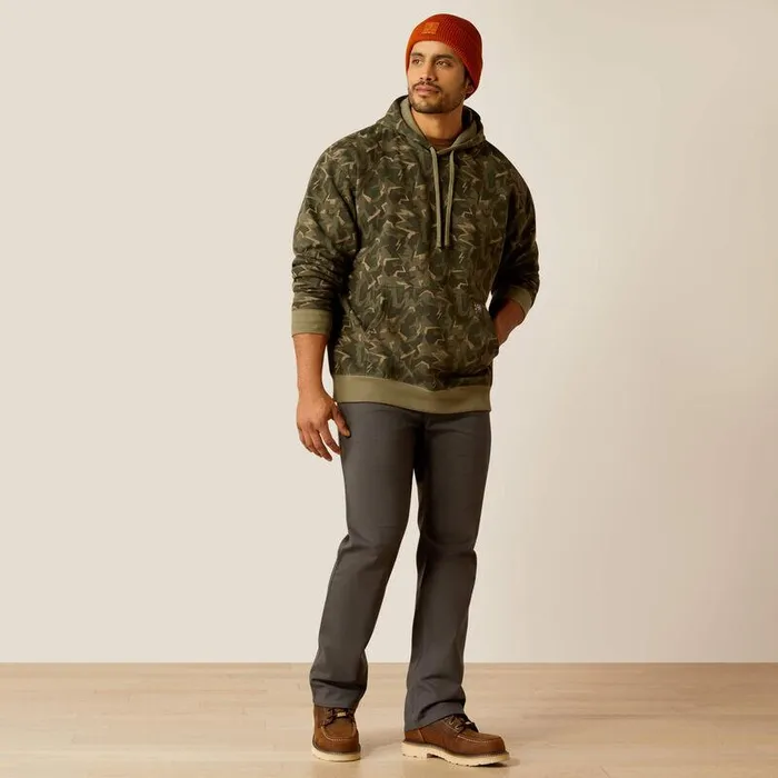 Men Sweatshirts and Hoodies Ariat Rebar Workman Shard Hoodie Deep Lichen Camo Men Sweatshirts and Hoodies Ariat Rebar Workman Shard Hoodie Deep Lichen Camo