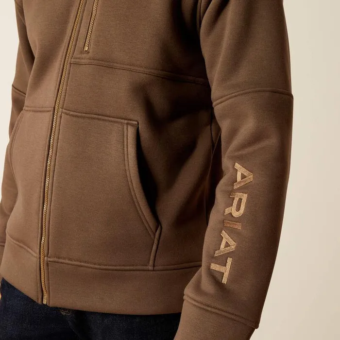 Men Sweatshirts and Hoodies Ariat Tek Fleece 20 Full Zip Hoodie Banyan Bark Men Sweatshirts and Hoodies Ariat Tek Fleece 20 Full Zip Hoodie Banyan Bark