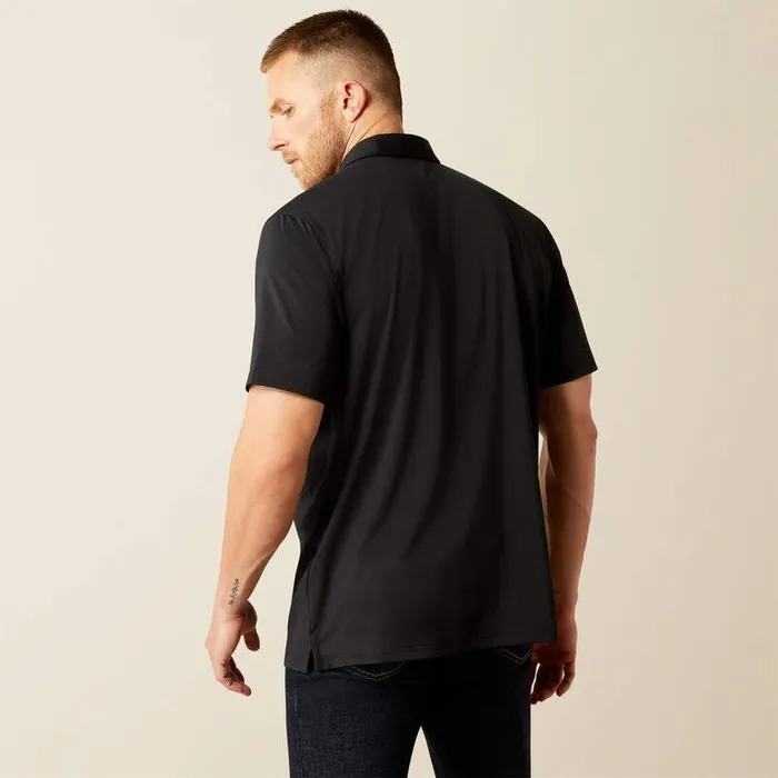 Men TShirts and Polos Ariat 360 Airflow Polo Black
