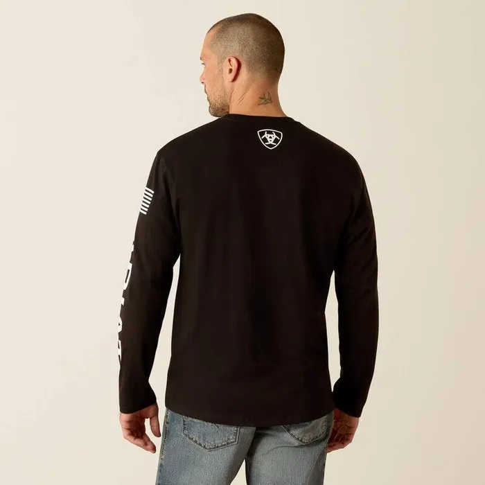 Men TShirts and Polos Ariat Ariat Elevated V2 TShirt Black