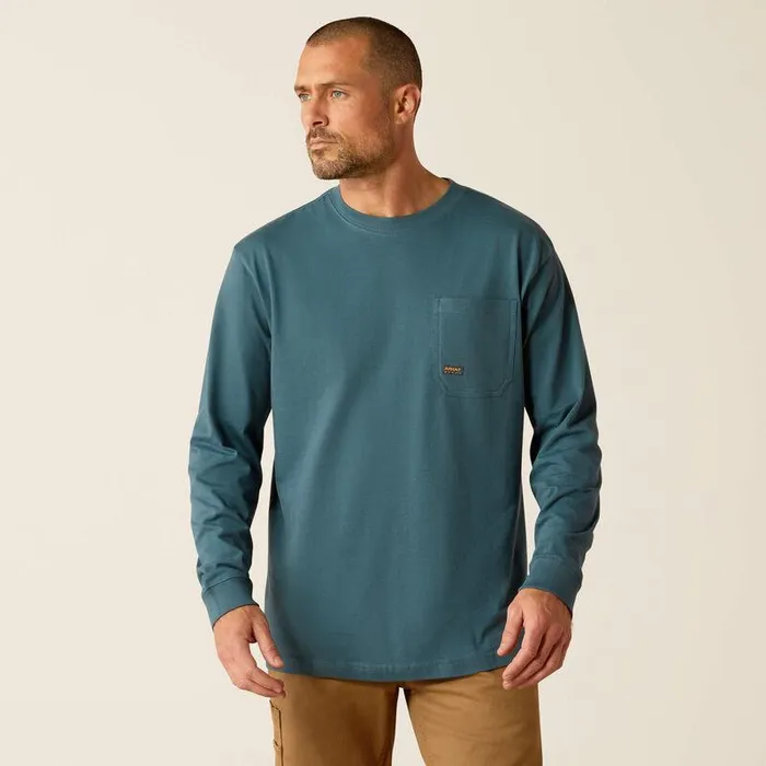 Men TShirts and Polos Ariat Rebar Cotton Strong Chainsaw Logo TShirt Stargazer Men TShirts and Polos Ariat Rebar Cotton Strong Chainsaw Logo TShirt Stargazer