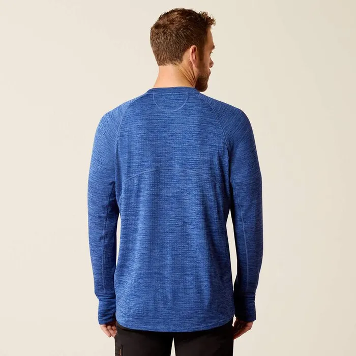 Men TShirts and Polos Ariat Rebar Gridwork Crewneck TShirt Glacier Blue Men TShirts and Polos Ariat Rebar Gridwork Crewneck TShirt Glacier Blue