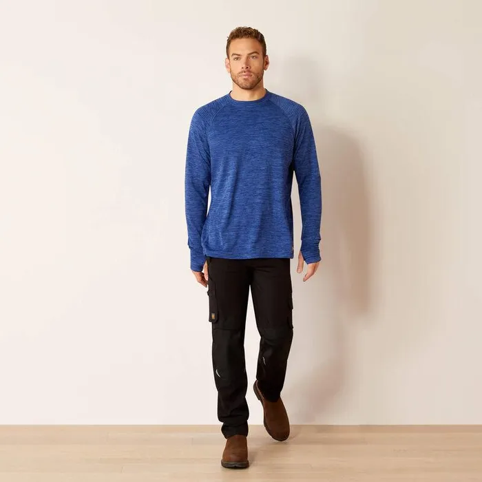 Men TShirts and Polos Ariat Rebar Gridwork Crewneck TShirt Glacier Blue Men TShirts and Polos Ariat Rebar Gridwork Crewneck TShirt Glacier Blue