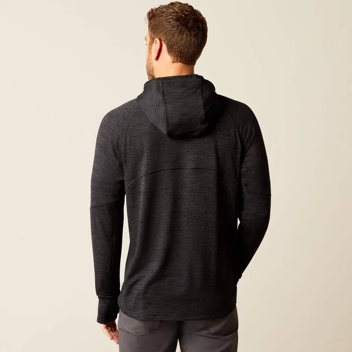 Men TShirts and Polos Ariat Rebar Gridwork Hoodie Black Men TShirts and Polos Ariat Rebar Gridwork Hoodie Black