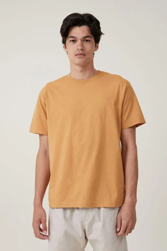 Men Tees and Tanks Cotton On Organic Loose Fit TShirt Bronze