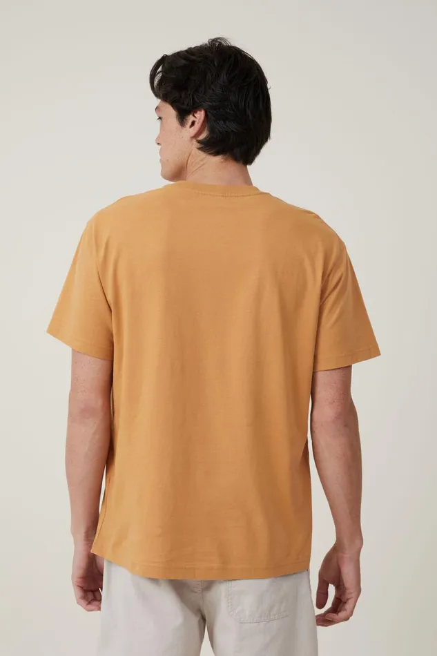 Men Tees and Tanks Cotton On Organic Loose Fit TShirt Bronze