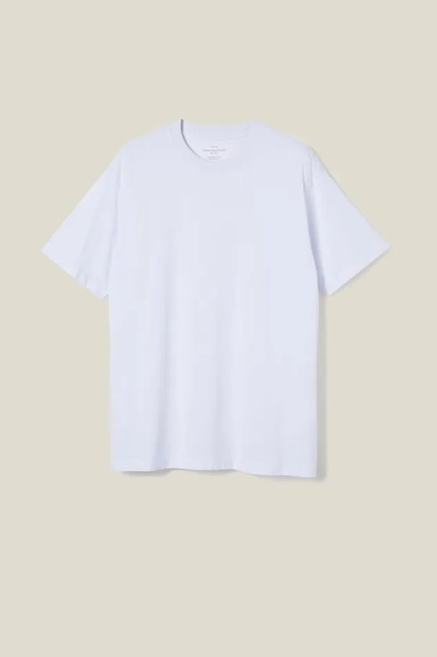 Men Tees and Tanks Cotton On Organic Loose Fit TShirt White