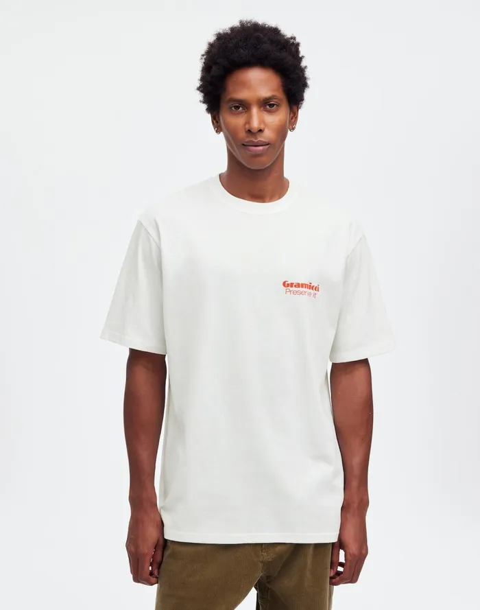Men Tees Madewell Gramicci PreserveIt Tee White