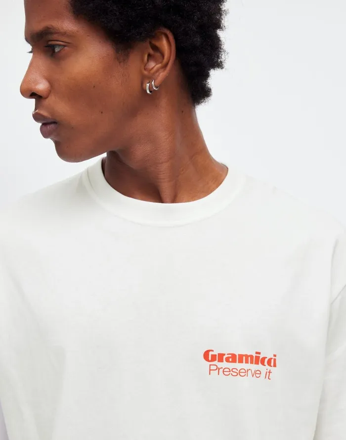 Men Tees Madewell Gramicci PreserveIt Tee White