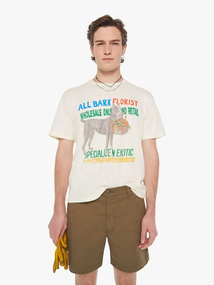 Men Tees Mother Denim The Lowdown White natural