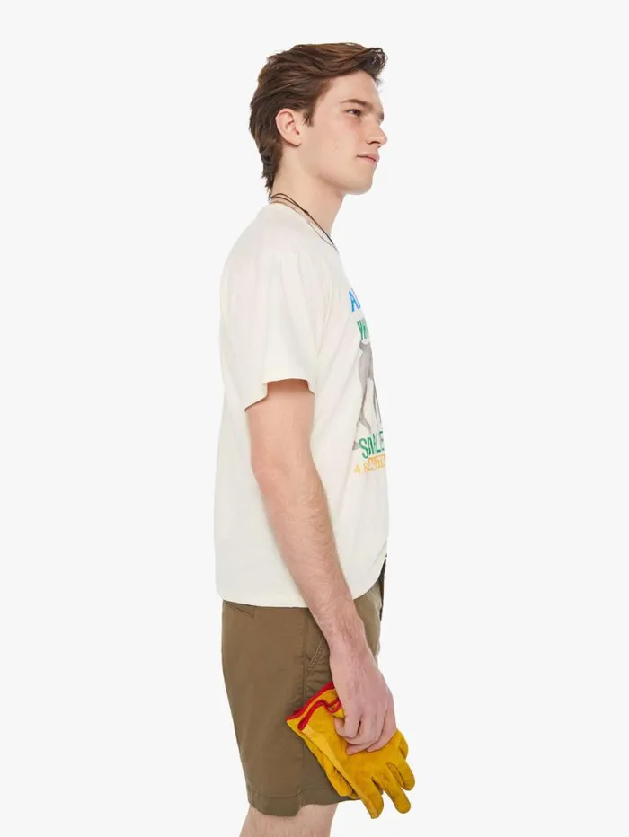 Men Tees Mother Denim The Lowdown White natural