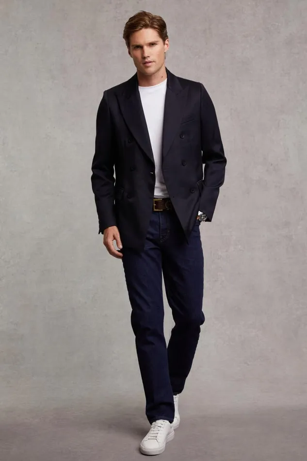 Men The Double Breasted Blazer Navy Barathea Holland Cooper Blazers Men The Double Breasted Blazer Navy Barathea Holland Cooper Blazers