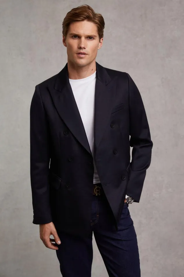 Men The Double Breasted Blazer Navy Barathea Holland Cooper Blazers Men The Double Breasted Blazer Navy Barathea Holland Cooper Blazers