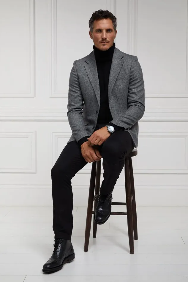 Men The Single Breasted Blazer Mono Herringbone Holland Cooper Blazers Men The Single Breasted Blazer Mono Herringbone Holland Cooper Blazers