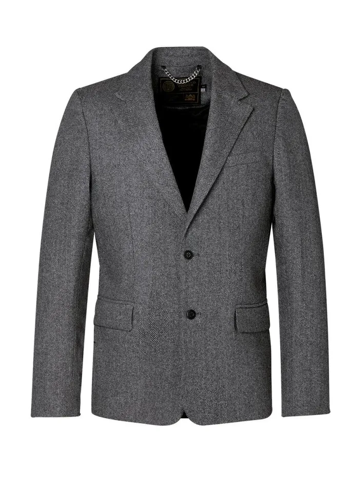 Men The Single Breasted Blazer Mono Herringbone Holland Cooper Blazers Men The Single Breasted Blazer Mono Herringbone Holland Cooper Blazers