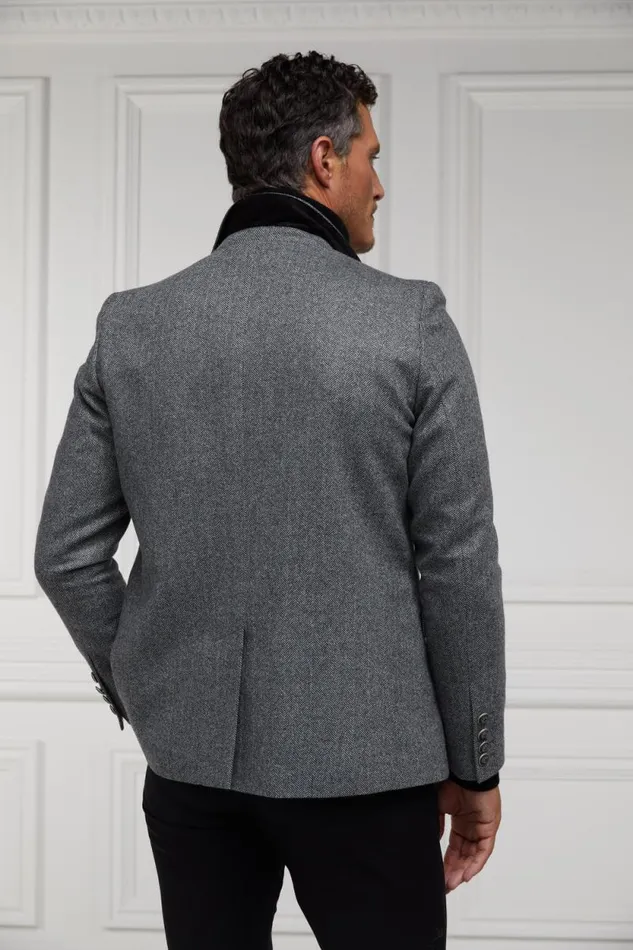 Men The Single Breasted Blazer Mono Herringbone Holland Cooper Blazers Men The Single Breasted Blazer Mono Herringbone Holland Cooper Blazers