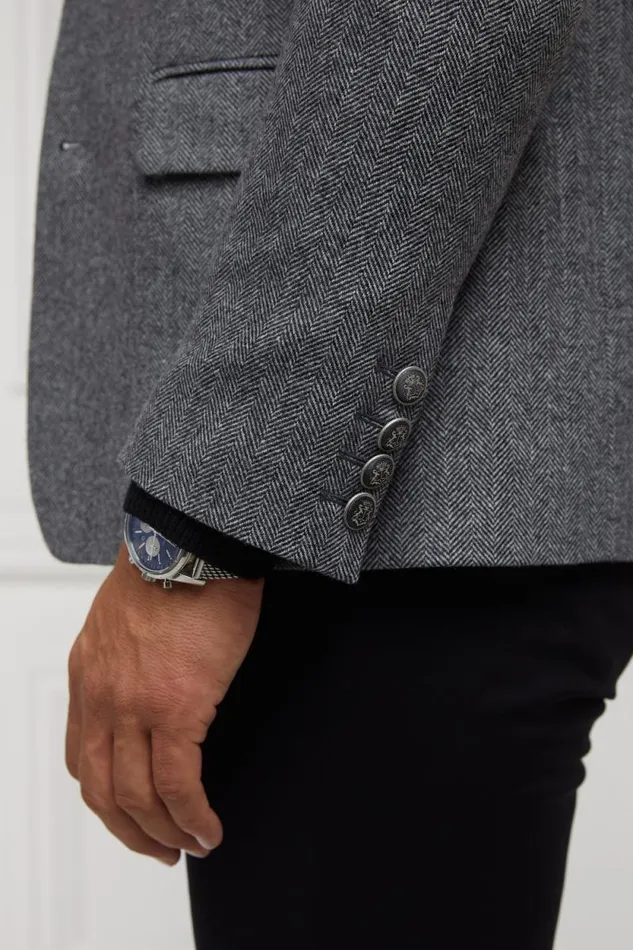 Men The Single Breasted Blazer Mono Herringbone Holland Cooper Blazers Men The Single Breasted Blazer Mono Herringbone Holland Cooper Blazers